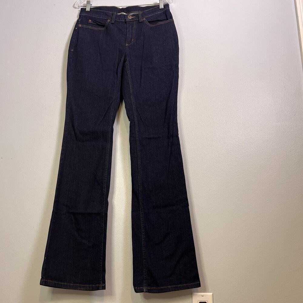 Duluth Women's Dark Wash Denim Bootcut Jeans Sz 6 Tall 30x35